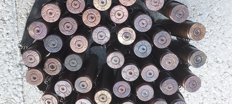 DEKO Gurt MG 34/42 + 53 Messing Hulse- ORIGINAL WW 2 – Bild 2