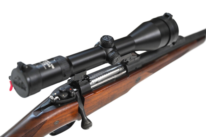 Repetierbüchse Heym, Kaliber .375Holland&HollandMagnum, ZF Zeiss Diavari VM 3-12x56 T*, 1991 – Bild 3