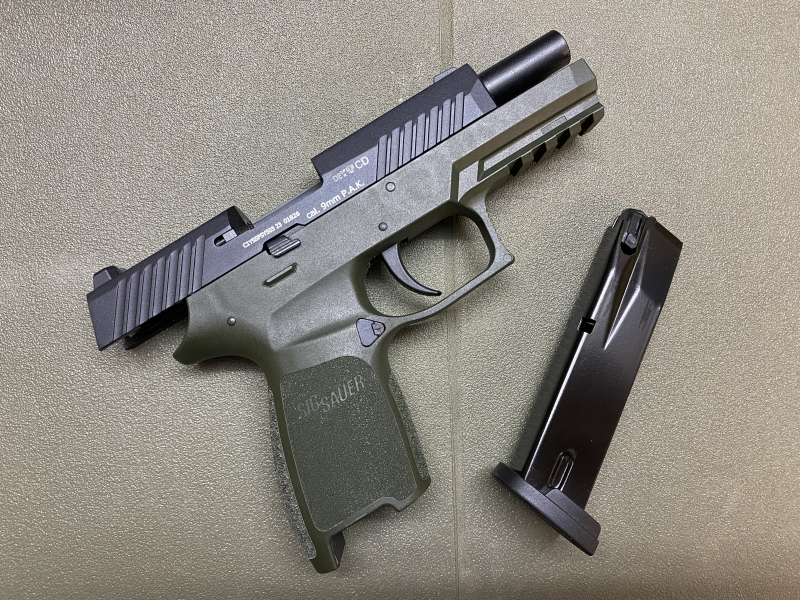 SIG SAUER P320 9mm P.A.K. OD GREEN – obrázek 3