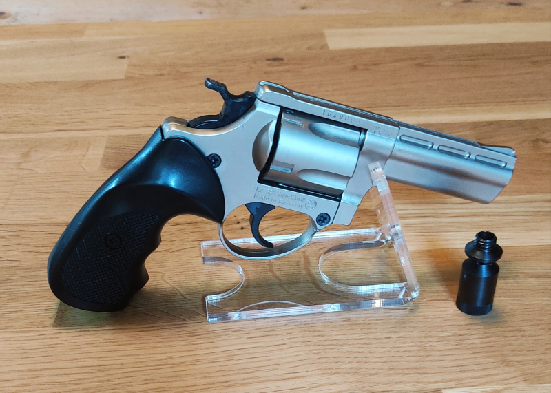 Schreckschussrevolver ME 38 Magnum vernickelt – Bild 2