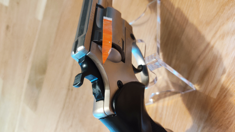 Schreckschussrevolver ME 38 Magnum vernickelt – Bild 4