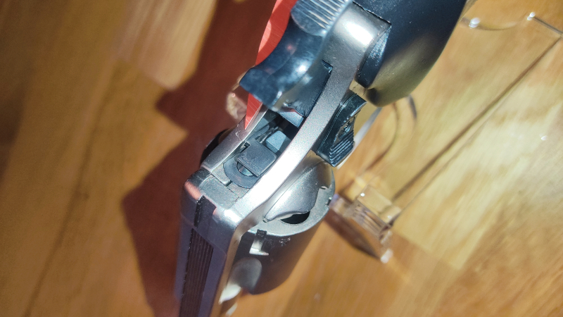 Schreckschussrevolver ME 38 Magnum vernickelt – Bild 5