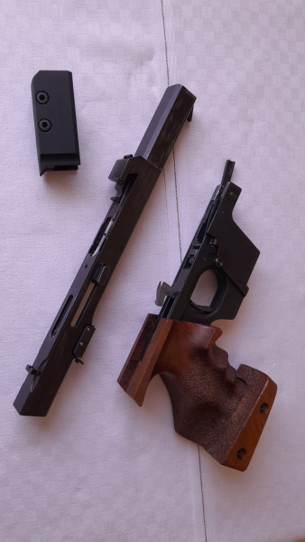 Sportpistole Walther GSP mit Laufgewicht und Klappkorn Kaliber .22 LR – Bild 6