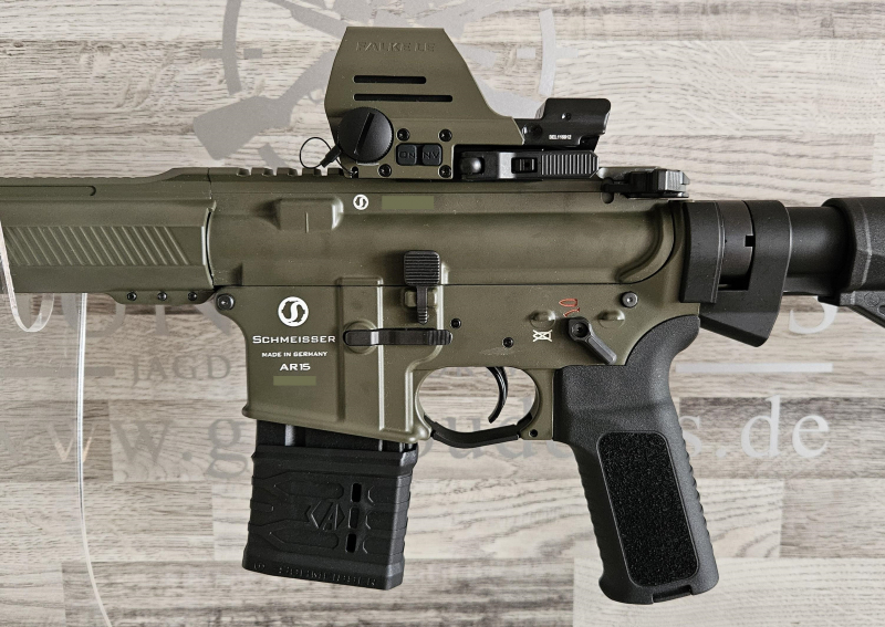 Neuware - Schmeisser AR15 M4FL Sport OD Green 14,5" .223Rem. mit Zieloptik - versandkostenfrei ! – Bild 6