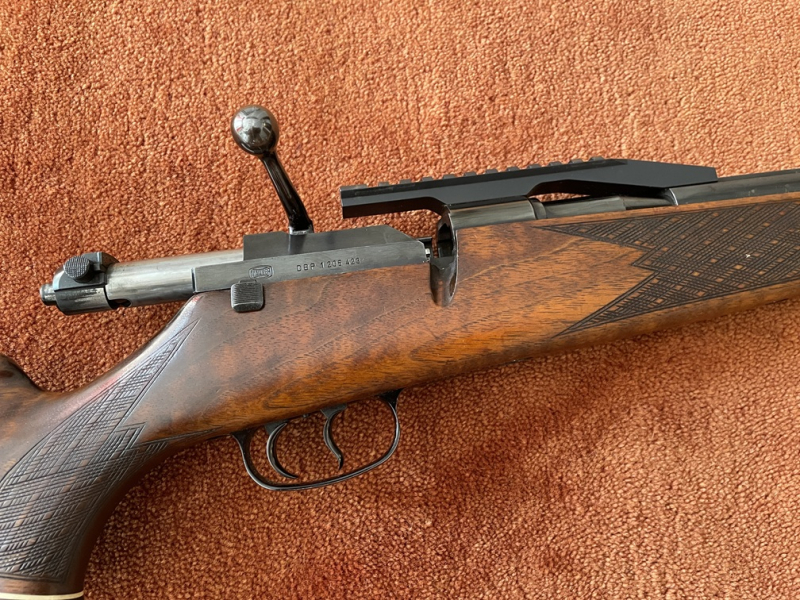 Mauser 66 8x68S mit Gewinde, Kick-stopp und Weaverschiene – Bild 2