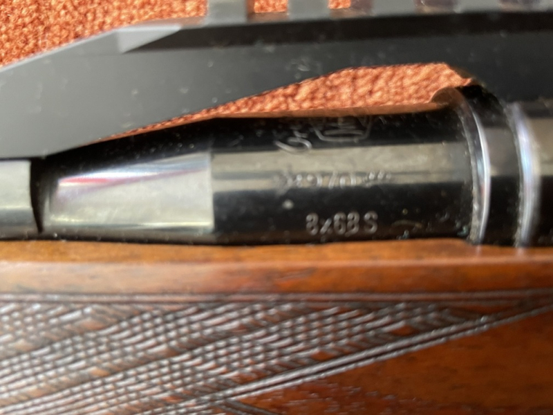 Mauser 66 8x68S mit Gewinde, Kick-stopp und Weaverschiene – Bild 6