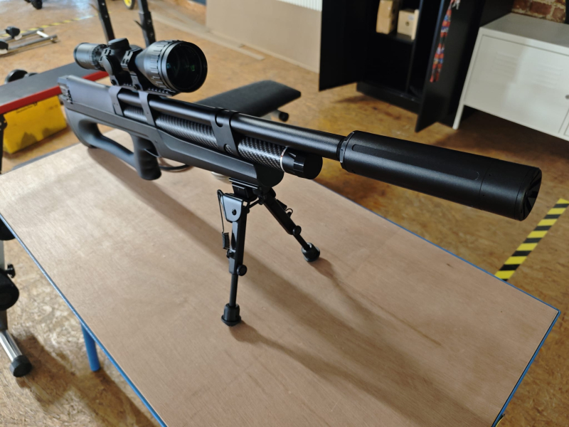 Huben K1 mit Schalldämpfer und ZF – Bild 3