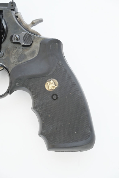 Revolver Smith & Wesson Modell 586-3, Kaliber .357Magnum, Pachmayr Griff und Originalgriff – Bild 3