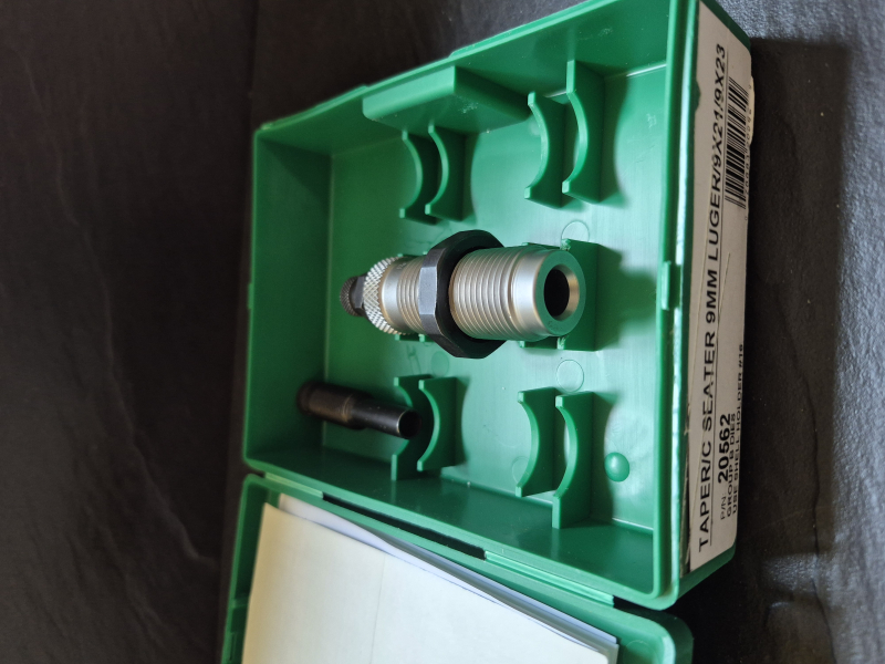 Setzmatrize und Tapercrimp in einem RCBS 9mm Para Luger 9x21 9x23 .38 Super Comp, .38 Super Auto – Bild 1