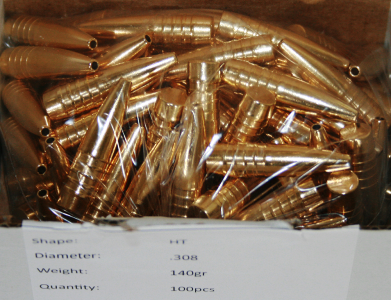 100 x L.O.S. LOS CERKNO HT HUNTER TACTICAL Bleifrei Jagd Geschosse .308 Win. .30-06 140gr 9g Solid – Bild 1