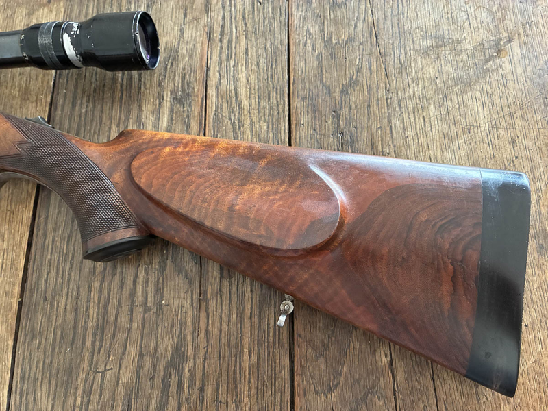 Alte sehr schöne Kipplaufbüchse vermtl. Vorkrieg Suhl Kal. 6x70R – Bild 6