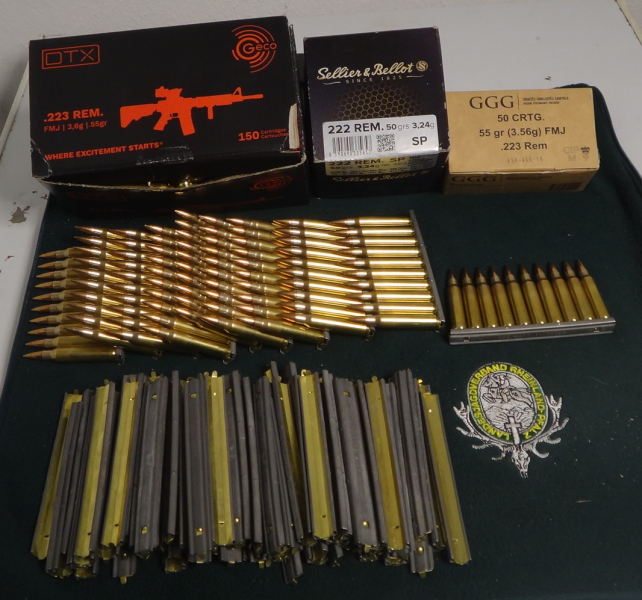 106 Stuck GGG Stripper Clips for .222 Rem, .223 Rem, 5,56 NATO (Ladestreifen) – zdjęcie 1