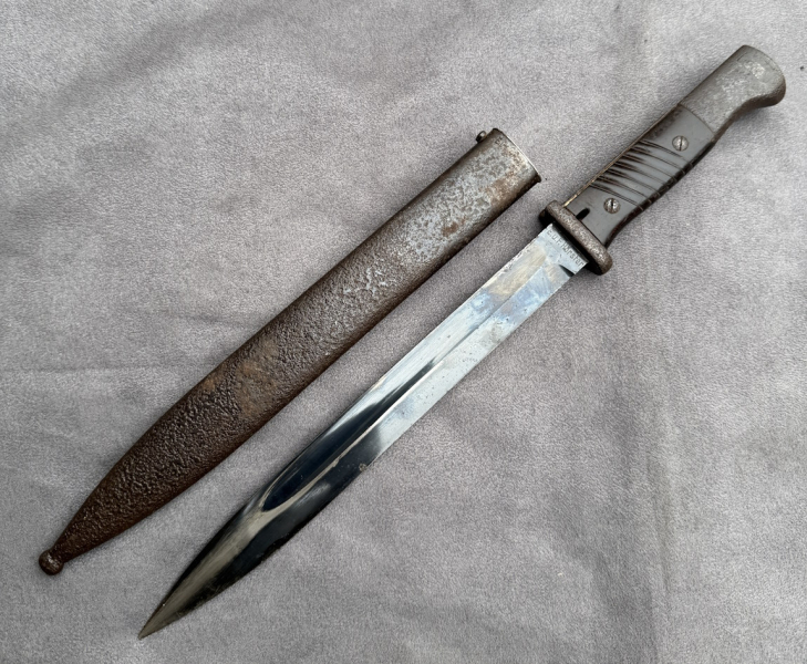 Wehrmacht Bajonett K98 E.u.F.Hörster Solingen nummerngleich – Bild 2