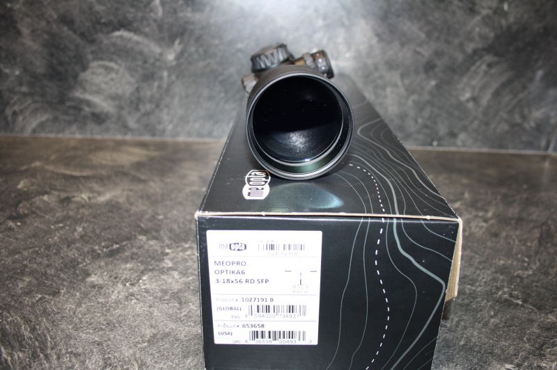 „ Neuwertig“ Zielfernrohr Meopta OPTIKA6 3-18x56 RD SFP Absehen BDC 3 Leuchtkreuz – Bild 2