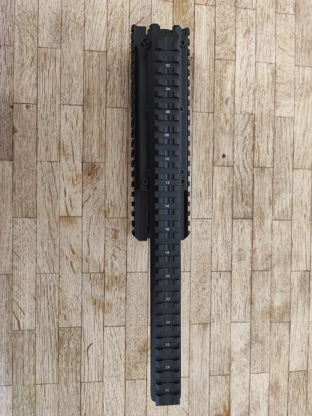 Saiga 12 Vorderschaft / Handschutz mit Picatinny-Schienen – schwarz – Bild 2