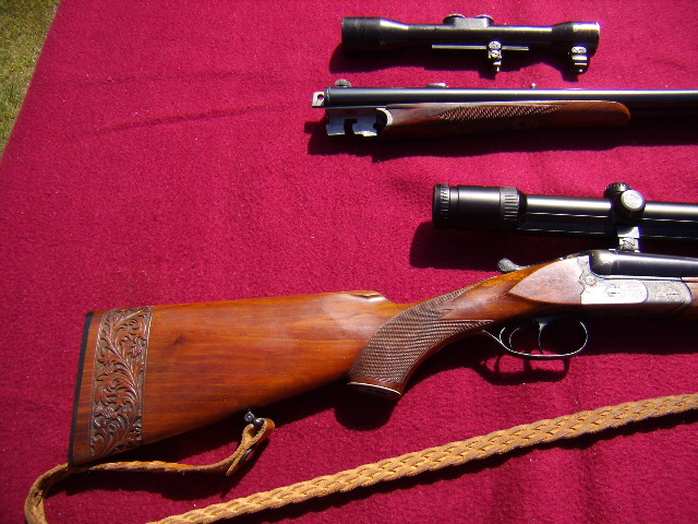 Suhler Buchsflinte 7x57R und 16/70 mit Doppelflintenwechsellauf 16/70 – Bild 3