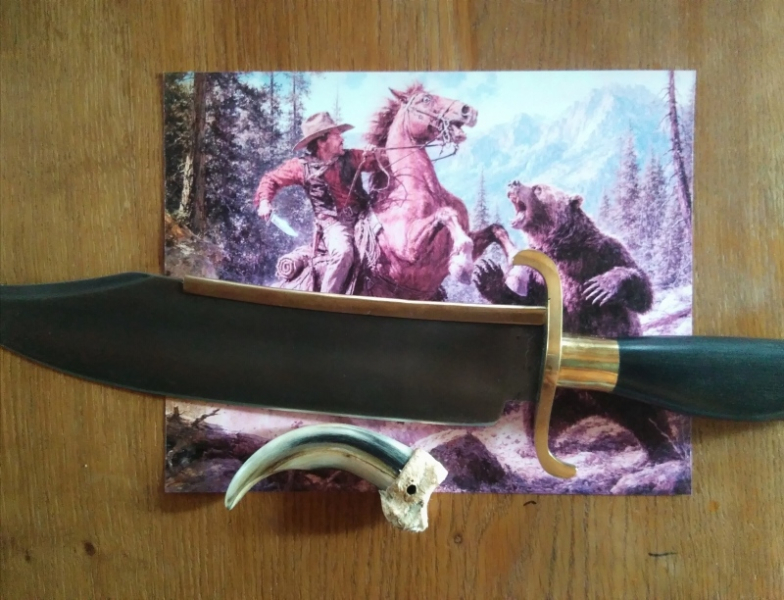 Großes Bowie-Messer "GRIZZLY" 45 cm lang – Bild 2