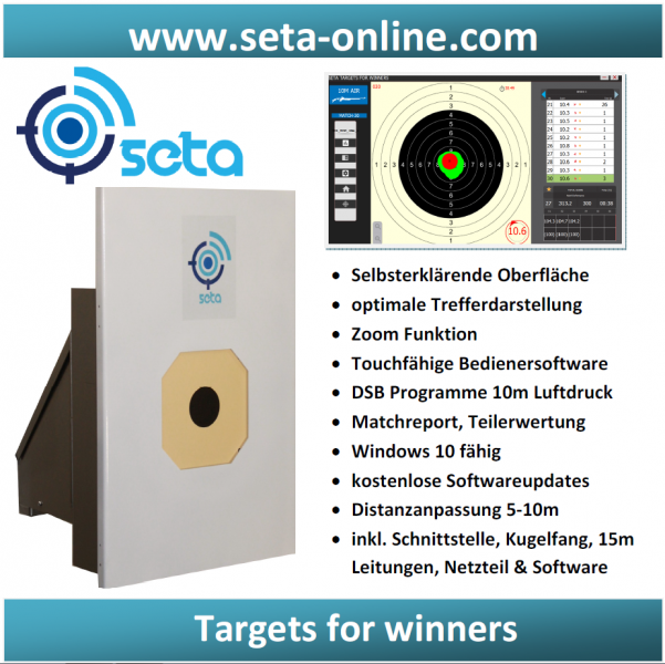 SETA SCORE 10 elektronische Scheibe – imagen 4