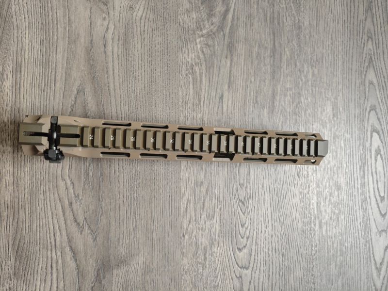 Original HK G95K Handschutz mit QD-Schnellverschluss, M-LOK, RAL8000, HK416, MR223, Heckler & Koch – nuotrauka 3