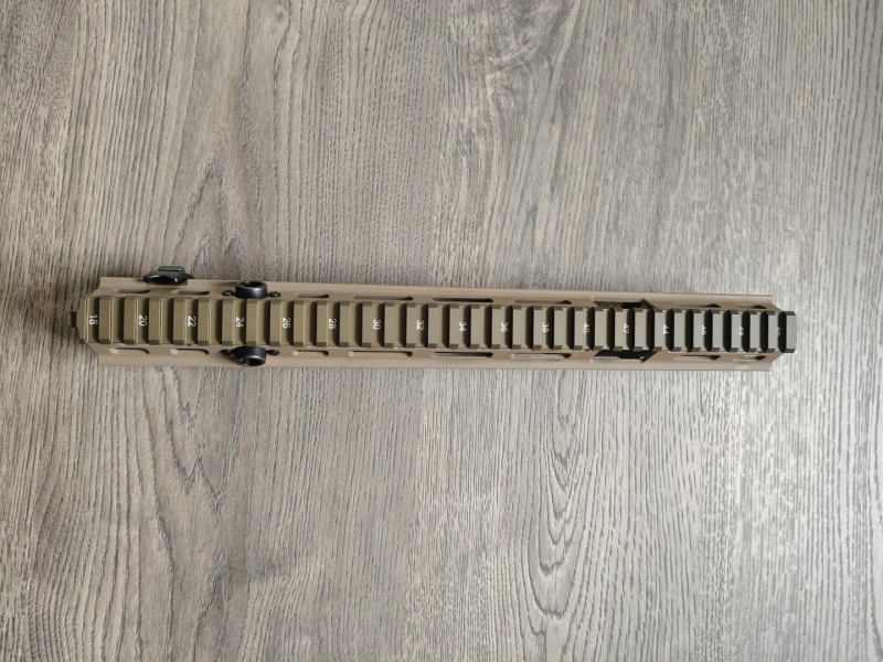 Original HK G95K Handschutz mit QD-Schnellverschluss, M-LOK, RAL8000, HK416, MR223, Heckler & Koch – nuotrauka 4