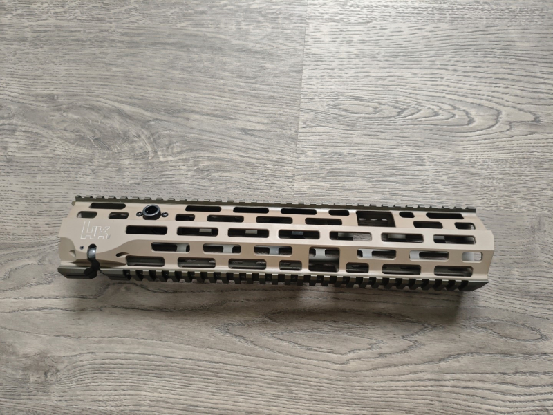 Original HK G95K Handschutz mit QD-Schnellverschluss, M-LOK, RAL8000, HK416, MR223, Heckler & Koch – nuotrauka 2