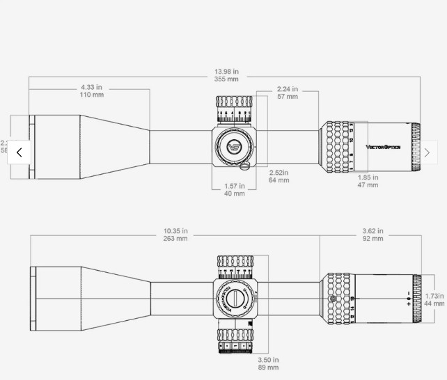 Vector Optics Sentinel Gen II 4-16x50 SFP Zielfernrohr - für 21 mm Picatinny / weaver – Bild 2