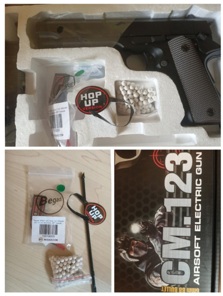 Cyma CM123 Airsoftpistole AEP – bilde 2