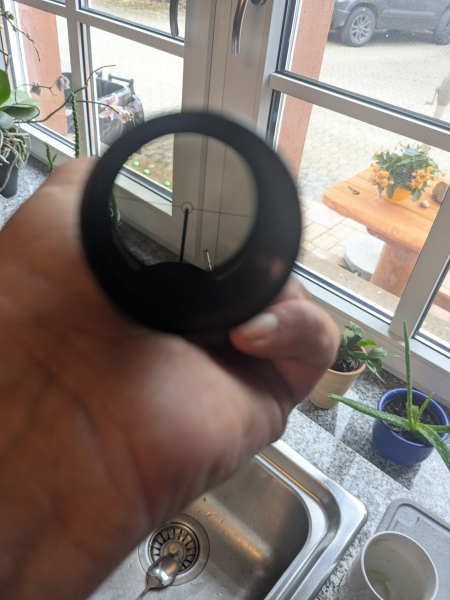 Flüchtigglas Nickel Marburg, Zielfernrohr – Bild 4