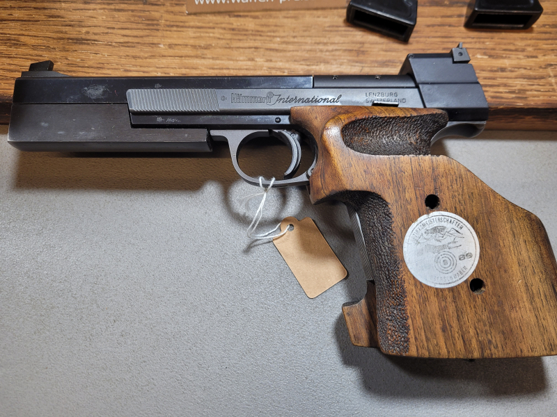 Hämmerli 208 .22lr Pistole Nill Griff – Bild 3
