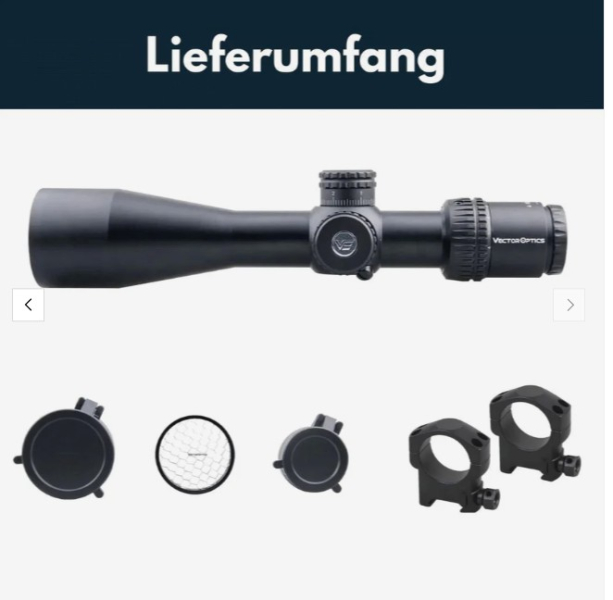 Vector Optics SCFF-22 Veyron 4-16x44FFP Zielfernrohr – снимка 2