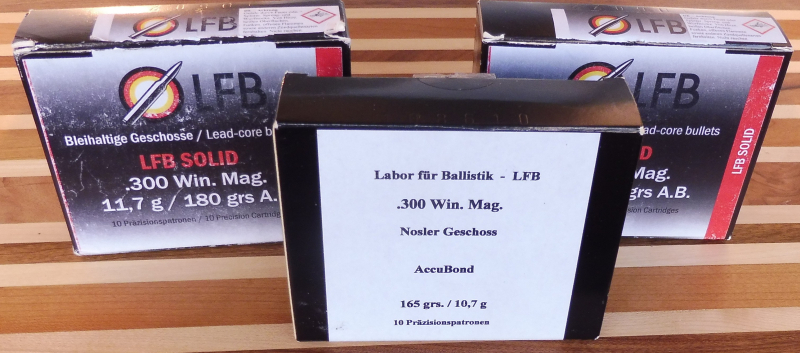 30 Patronen Kaliber .300 Win Mag Nosler Accubond 10,7 Gramm, Labor für Ballistik – Bild 2