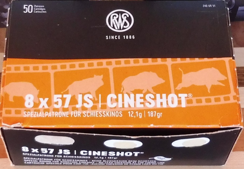 16 Patronen 8x57IS Norma Vulkan, 28 Patronen 8x57IS RWS Cineshot – Bild 2