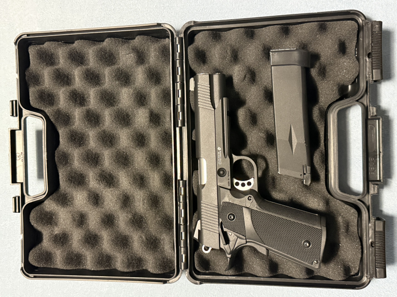 Pistole KJ Works KP-05 Hi-Capa Vollmetall CO2 BlowBack 6mm BB schwarz – Bild 4