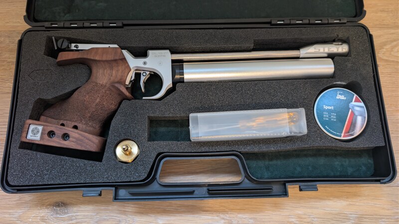 Steyr LP 2 Match-Luftpistole 4,5mm - wie NEU (ca. 3 Schuss) - Komplettset im Originalkoffer – Bild 1
