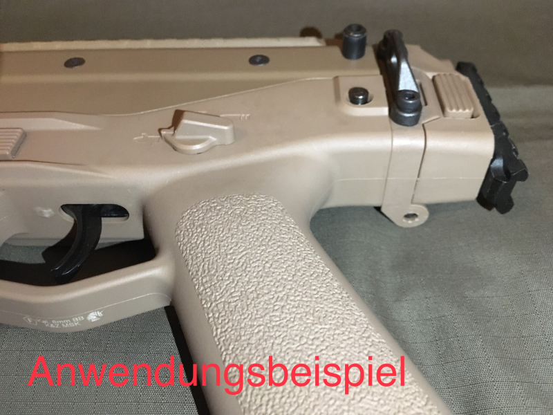 Action Army T10 Rail (2/3) Set A, z.B WE MSK Schaftadapter + Kleinteile – Bild 3