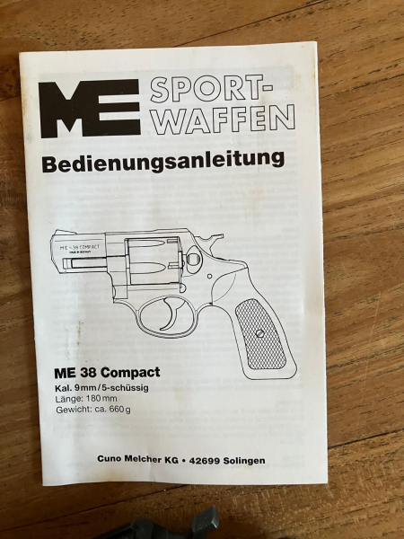 Cuno Melcher ME 38 Compact 9mm Schreckschuss Revolver – Bild 4