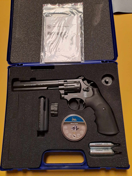 Smith & Wesson Revolver CO2 586-6 4,5 mm S&W – Bild 1