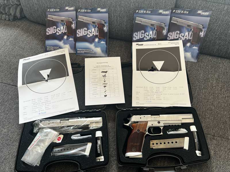 SIG Sauer P220 X-SIX Kaliber .45 inkl. Wechselsystem für 9mm – Bild 2