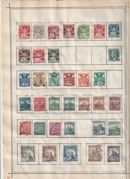 LOT BRIEFMARKEN "CESKO-SLOVENSKO"130 MARKEN 1 – Bild 3