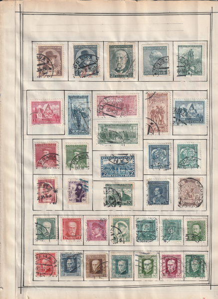 LOT BRIEFMARKEN "CESKO-SLOVENSKO"130 MARKEN 1 – Bild 2