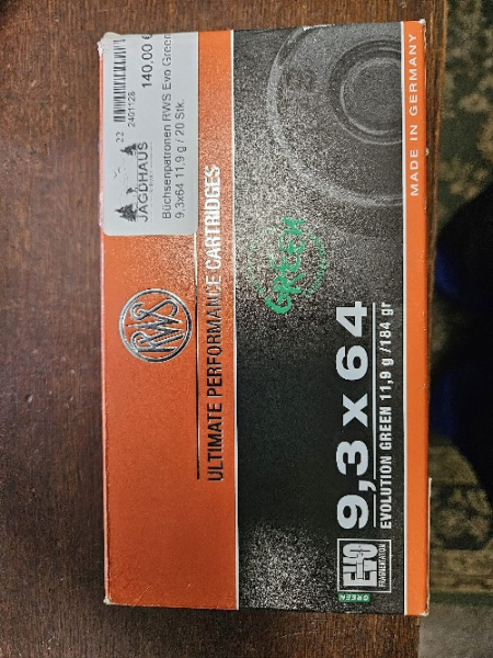 20 St. RWS 9,3x64/11,9 g – Bild 1
