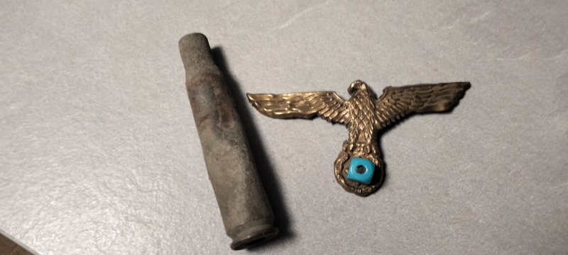bodenfund 2cm Hülse Flak Wehrmacht mit Adler 2 wk – Bild 3