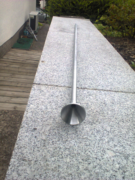 Pulvertrichter für Vorderladergewehr 900mm lang – billede 1