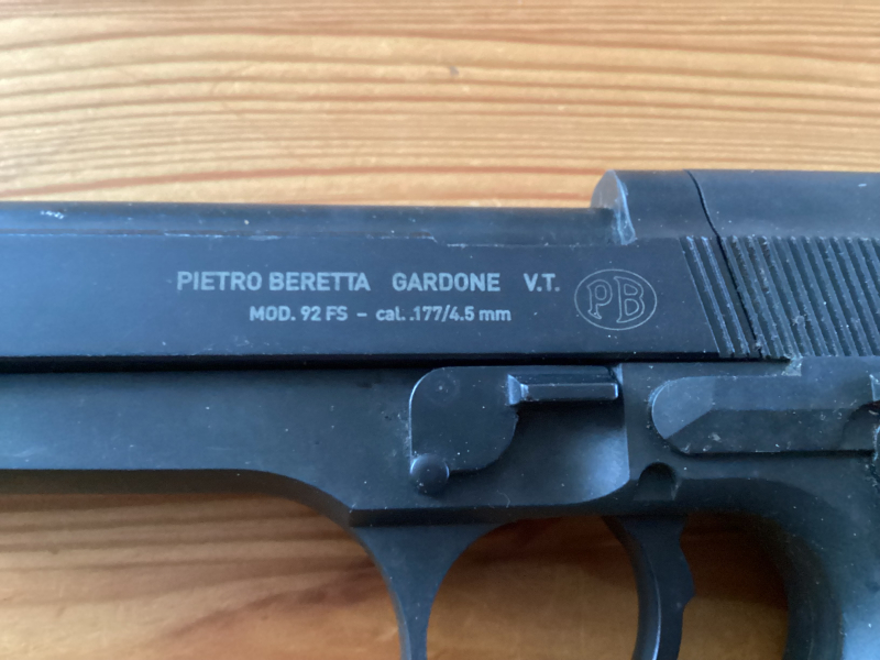 Beretta MOD. 92 FS - Cal.4,5mm – снимка 3