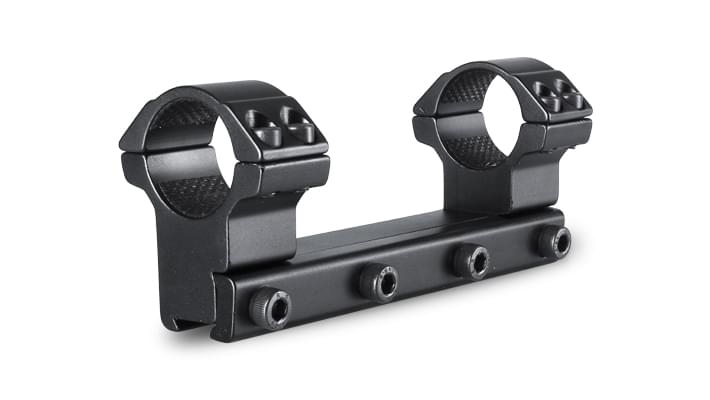 HAWKE Einteilige MatchBlockRingmontage Aluminium -1'' 25,4mm Mittelrohr für 9-11mm Schiene HIGH 22mm – Bild 1