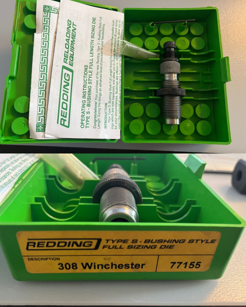 Redding .308 Win. Vollkalibriermatrize Type-S (für Bushings) #77155 – Bild 1