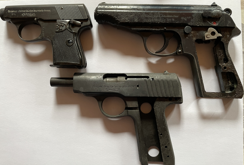 Walther HP,P38ac41,Walther PP ZM, Mod.4, Mod.5 – Bild 1