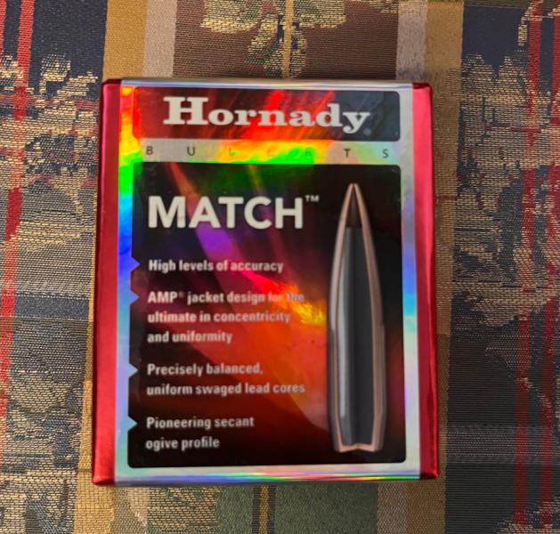 500 Stk. Hornady Match Geschosse Diameter .224 HPBT, 52 grs. – Bild 1