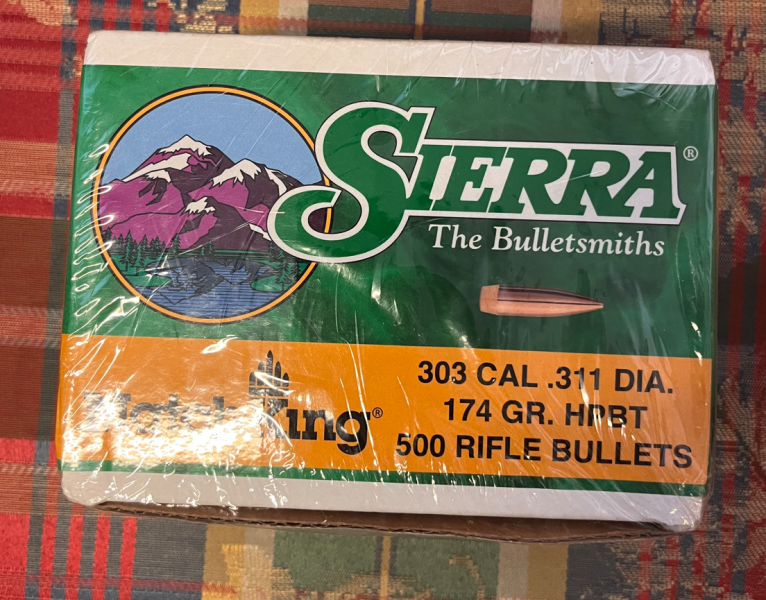 500 Stk. Sierra Match King Geschosse Kal. 303 Diameter .311, 174 grs. HPBT – Bild 1