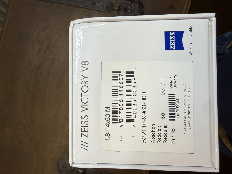 Zeiss Zeiss Victory V8 1,8–14x50, Absehen 60 in OVP – Bild 4